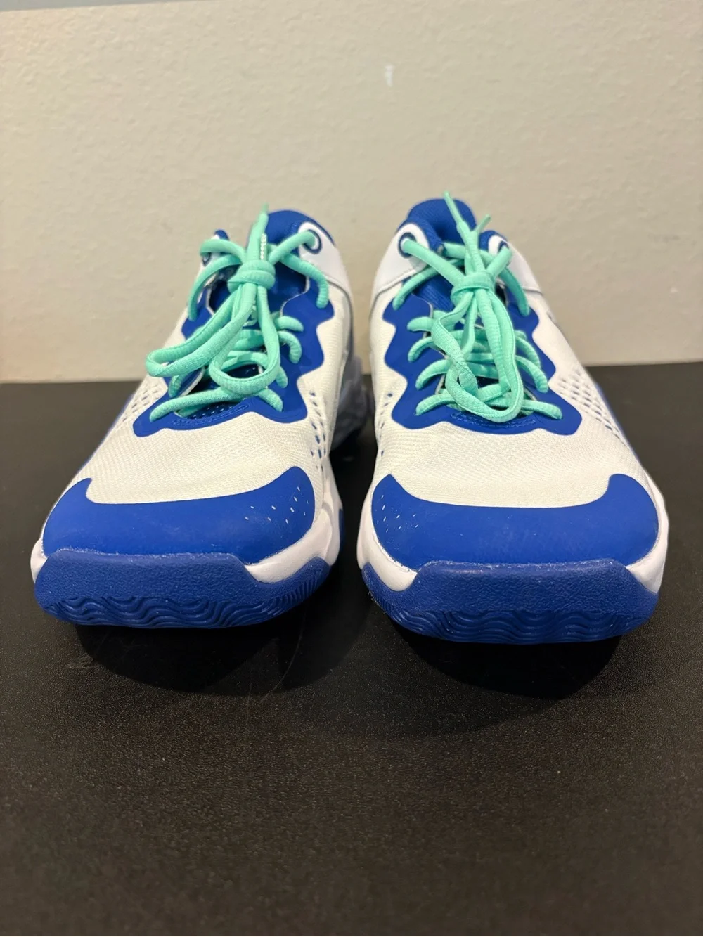 Nike FLY .BY MID 3 DD9311 102 White/Game Royal-Green Glow New Men's Size 9 - Picture 7 of 9